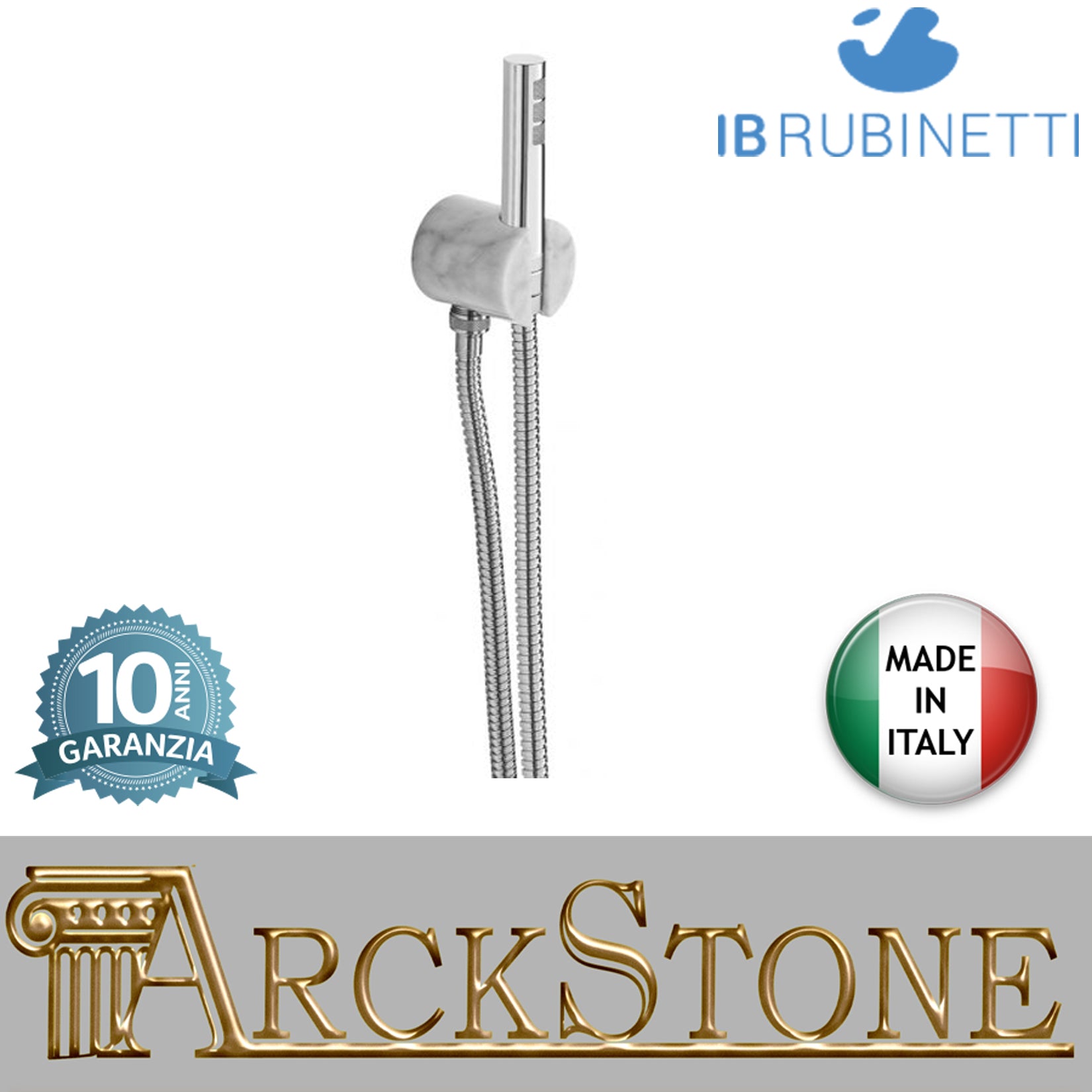 Duplex tondo marmo bianco Carrara marca IB rubinetti modello Marmo rubinetteria rubinetto ottone cromato bagno fontana finitura cromo rivenditore autorizzato campania arredamento qualità made in italy azienda certificata garanzia 10 anni