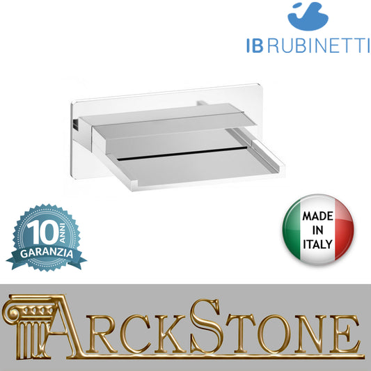 Bocca d'erogazione soffione esterno completo marca IB rubinetti modello MilanoTorino rubinetteria rubinetto ottone cromato bagno fontana finitura cromo rivenditore autorizzato campania arredamento qualità made in italy azienda certificata garanzia 10 anni