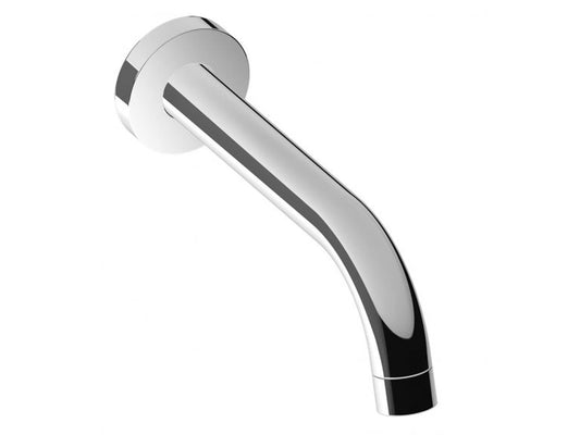 IB Rubinetti Shower Heads Bocca Getto D'Erogazione Braccio Doccia Acqua Installazione A Muro Con Areatore Doccia Integrato 198 mm Stile Moderno Materiale Ottone Finitura Cromata