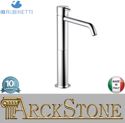 IB Rubinetti MILANOTORINO Miscelatore Lavello Standard Appoggio Monoforo Monocomando Stile Moderno Materiale Ottone Finitura Cromata