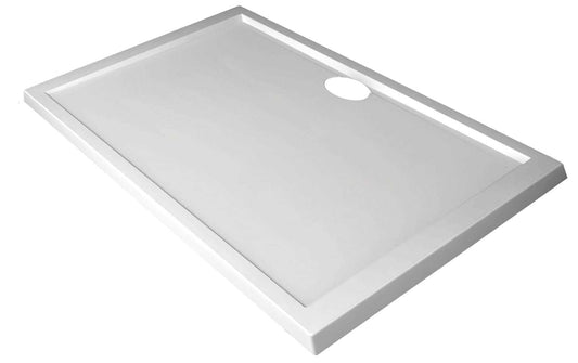 Novellini Olympic Piatto Doccia Slim Dimensione 100x70 Altezza Spessore 4,5 cm Colore Bianco Forma Rettangolare Installazione Appoggio Pavimento Superficie Liscia Materiale Metacrilico Escluso di Piletta di Scarico e Copripiletta