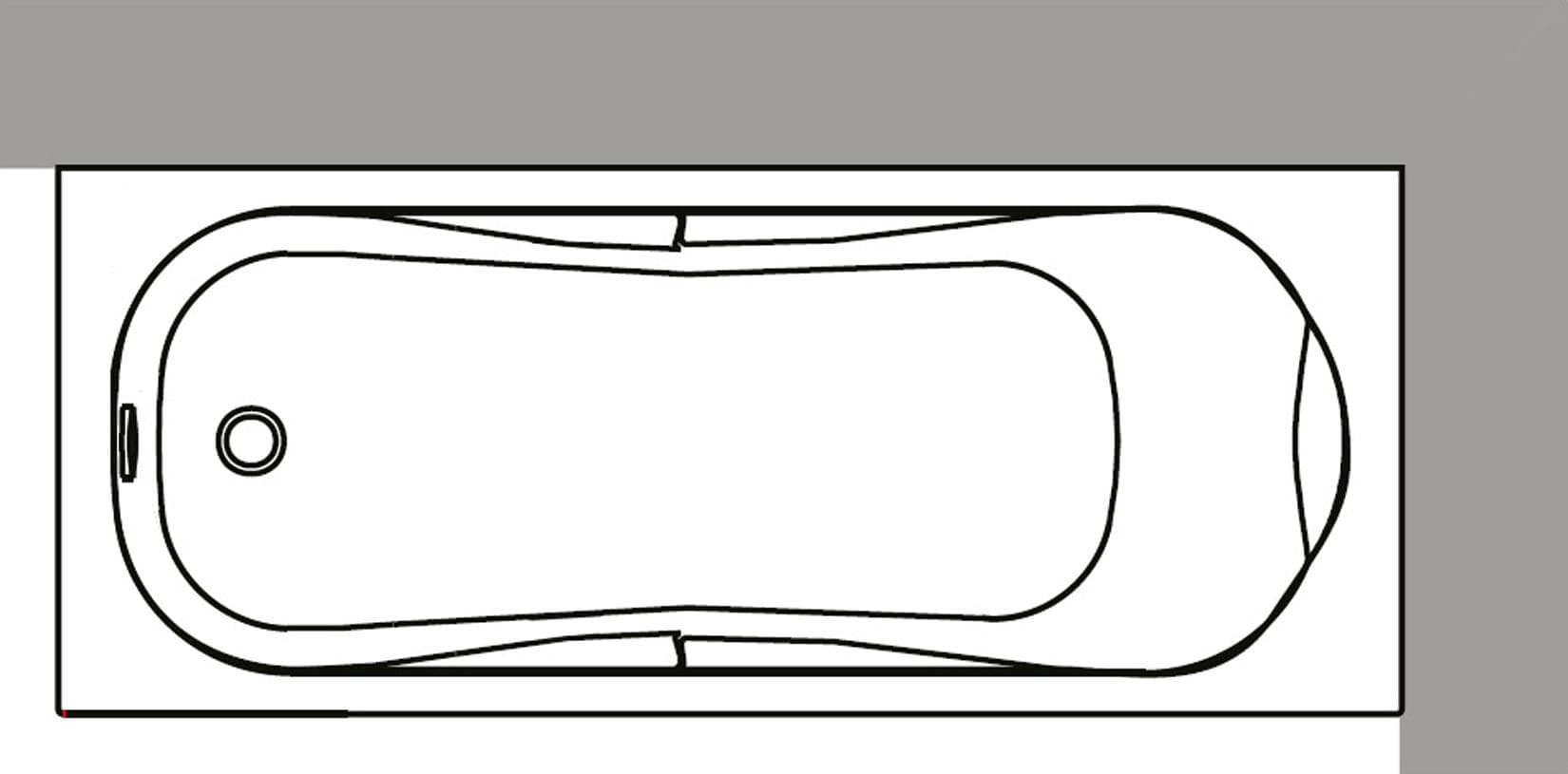 Novellini Calypso Vasca da Bagno Versione Standard da Incasso Misura 150x70 Guscio Tradizionale da Rivestire Materiale Acrilico Finitura Bianco Lucido Installazione Reversibile Destra Sinistra Nicchia Forma Esterna Rettangolare Interna ad Otto