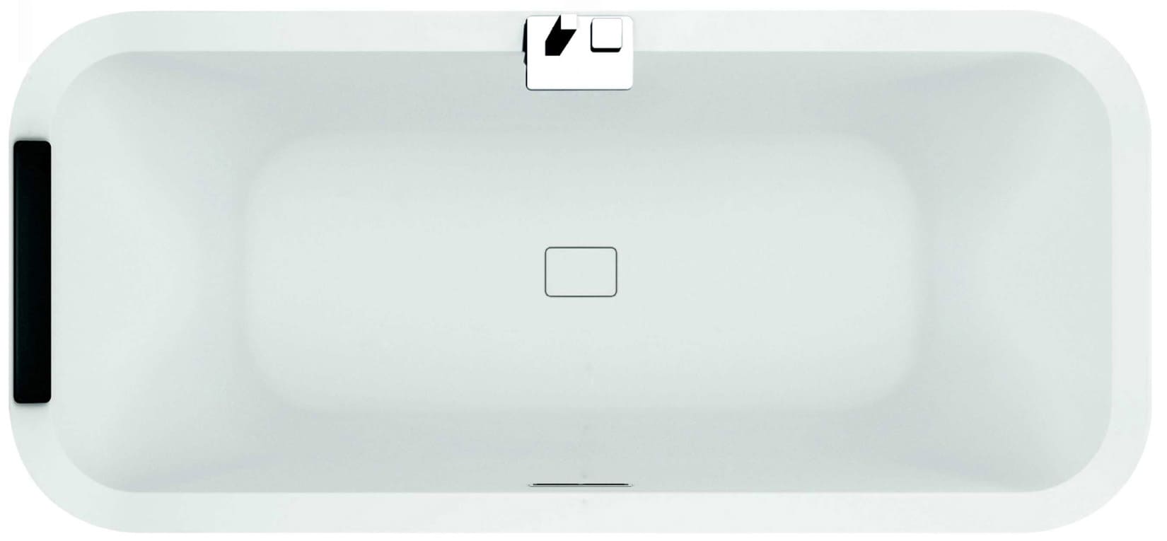 Novellini Divina F Vasca Bagno Standard Incasso Colore Finitura Bianco Lucida Rettangolare Misura 180x80 H63 cm Bordo Altezza 3,5 Arredo Centrostanza Rubinetteria Fontana Doccetta Tubo Tradizionale Incassata Guscio Acrilico Poggiatesta Colonna Click-Clack
