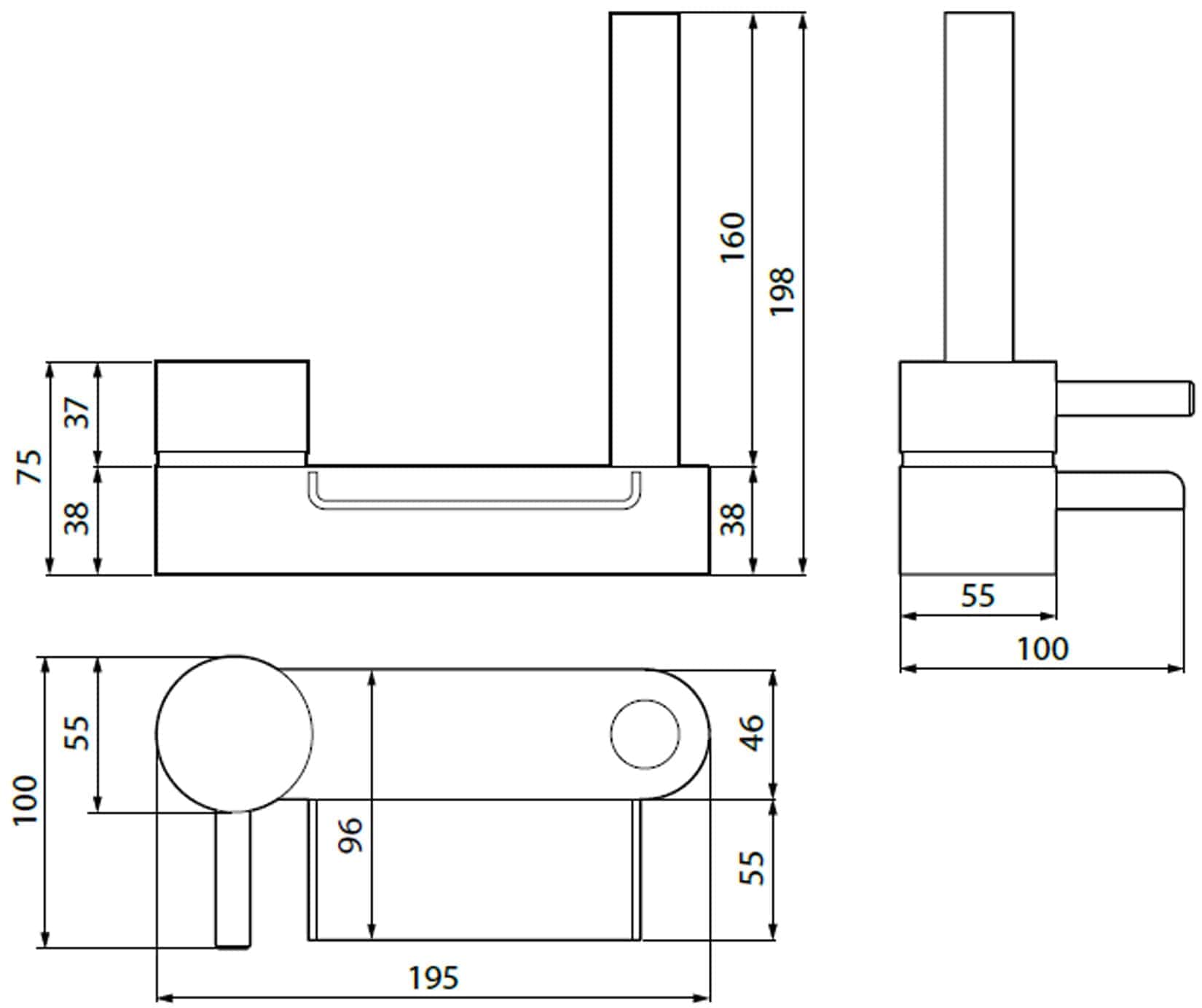Novellini Rubinetteria Bordo Vasca per Sense 5 6 7-Z1 Z2 Miscelatore Progressivo 2 Funzioni Rubinetto Piano Bocca Cascata Doccetta Estraibile Ottone Cromato