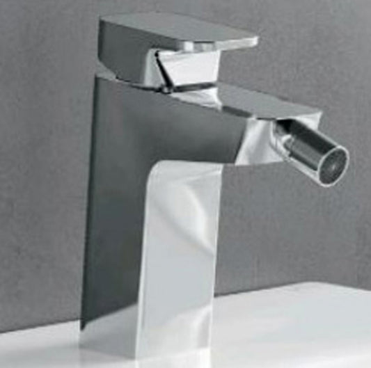 Miscelatore Bidet Novellini Serie D Abbinato Divina Appoggio Monocomando Ottone Cromato Compreso Piletta Scarico Standard
