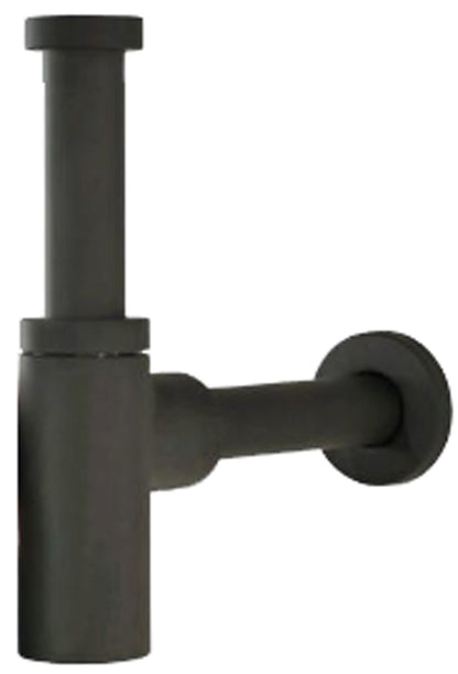 Sifone D'Arredo Novellini Rubinetto Lavabo Colore Nero Allacci Idraulici 1/4"