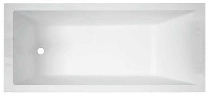 Novellini Calos 2.0 Arredo Vasca Vaschetta Bagno Rettangolare Standard da incasso misura 170x70x58 cm Capienza 170 Litri Squadrata Guscio Tradizionale Acrilico Finitura Bianco Lucido Acqua Idrorepellente Seduta Appoggio Casa Reversibile