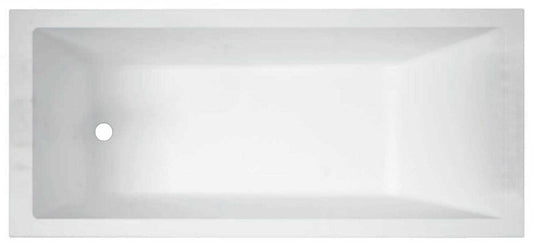 Novellini Calos 2.0 Arredo Vasca Vaschetta Bagno Rettangolare Standard da incasso misura 170x70x58 cm Capienza 170 Litri Squadrata Guscio Tradizionale Acrilico Finitura Bianco Lucido Acqua Idrorepellente Seduta Appoggio Casa Reversibile