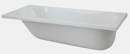 Novellini Calypso Vasca da Bagno Versione Standard da Incasso Misura 170x80 Guscio Tradizionale da Rivestire Materiale Acrilico Finitura Bianco Lucido Installazione Reversibile Destra Sinistra Nicchia Forma Esterna Rettangolare Interna ad Otto