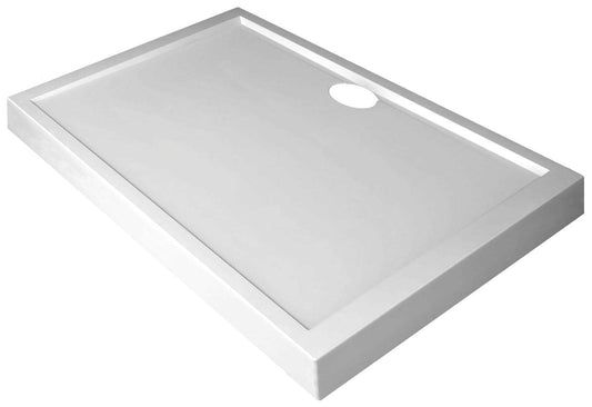 Novellini Olympic Piatto Doccia Alto Dimensione 100x70 Altezza Spessore 11,5 cm Colore Bianco Forma Rettangolare Installazione Appoggio Pavimento Superficie Liscia Materiale Acrilico Escluso di Piletta di Scarico Copripiletta Piedini