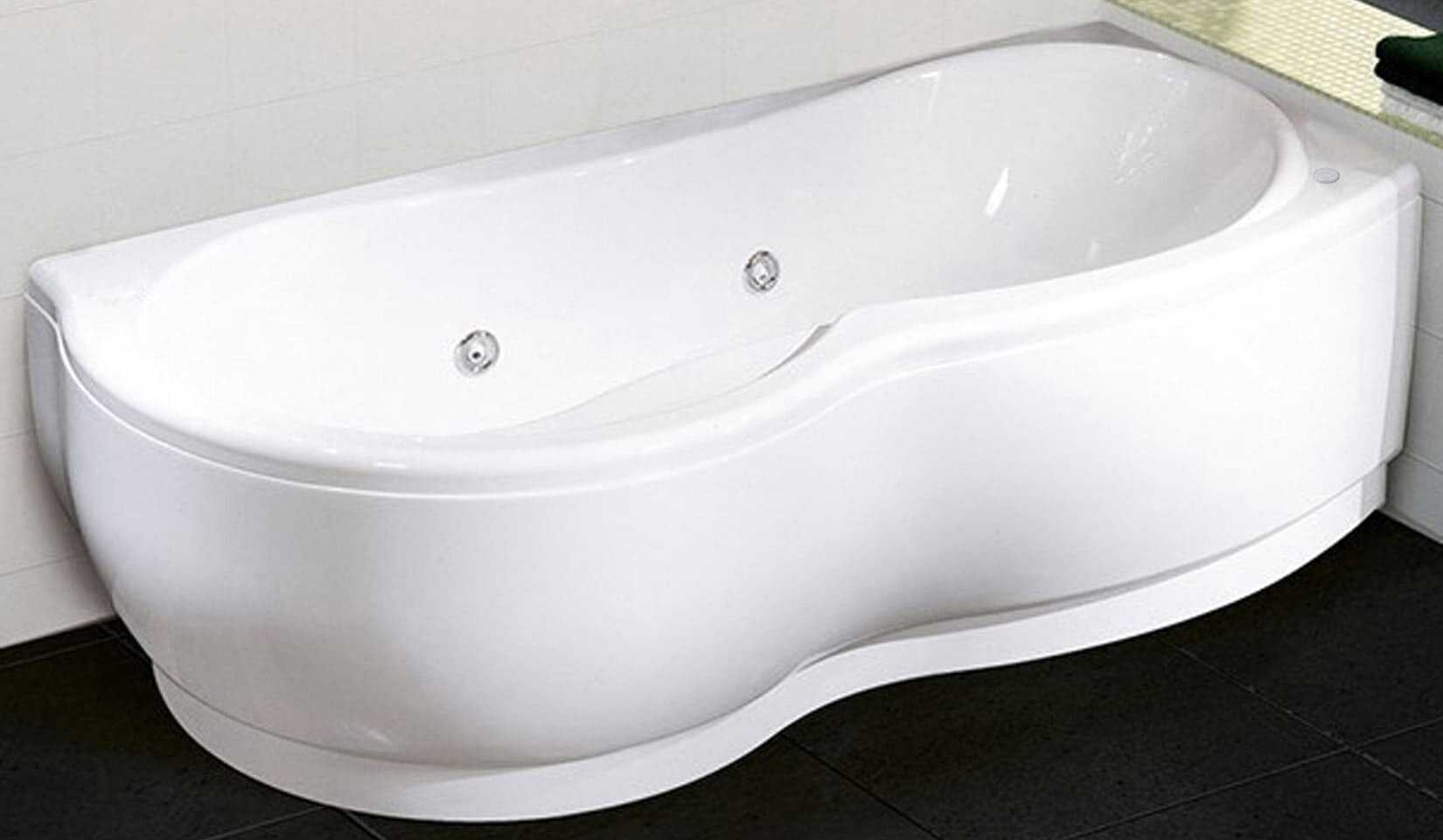 Novellini Venus Vasca da Bagno Versione Hydro Plus Misura 170x70 / 85 H55 cm Idro Whirlpool 6 Jets Disinfezione Airpool 12 Jet Forma Esterna Curva Asimmetrica Interna Otto Montaggio Angolare DX Pannello Display Erogatore Materiale Acrilico Finitura Bianco