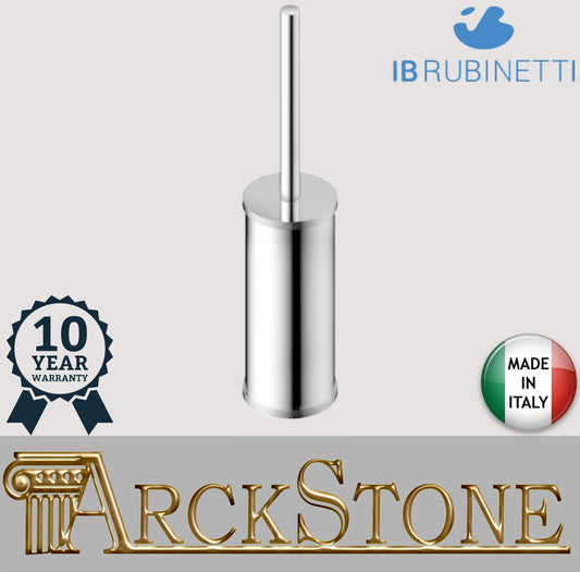 Porta Scopino A Pavimento IB Rubinetti Officina Materiale Ottone Finitura Cromata