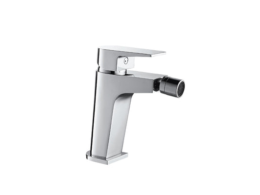 Miscelatore Bidet Piletta Scarico Automatico 1" 1/4" Duemmeggi Omega Appoggio Stile Moderno 1 Foro Monoforo 1 Leva Manopola Monocomando Stile Moderno Materiale Ottone Finitura Cromata Made in Italy Garanzia 5 Anni