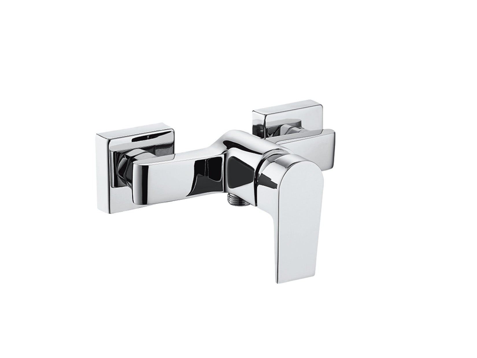 Miscelatore Incasso Doccia Esterno Attacco 1/2" Con Duplex E Set Doccia Duemmeggi Omega Parete Muro 3 Fori Stile Moderno Materiale 1 Via Meccanico Una Leva Manopola Monocomando Ottone Finitura Cromata Made in Italy Garanzia 5 Anni