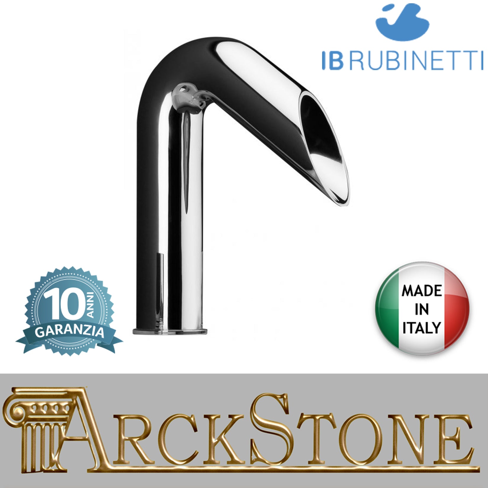 Miscelatore bidet completo di piletta di scarico click-clack marca IB rubinetti modello OnlyOne rubinetteria rubinetto ottone cromato bagno fontana finitura cromo rivenditore autorizzato campania arredamento qualità made in italy garanzia 10 anni azienda
