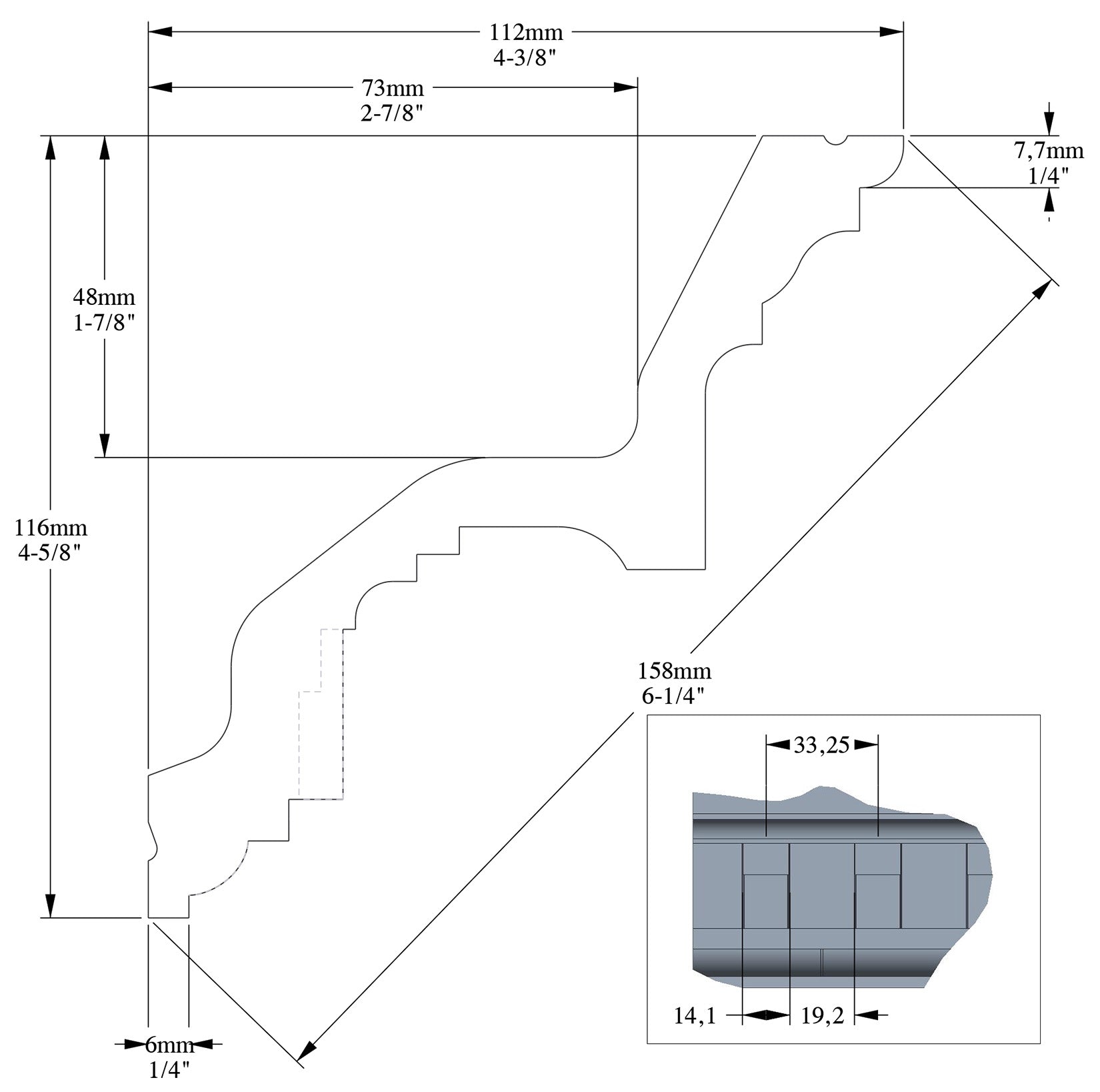 Orac Decor C211 Cornice Soffitto Parete Purotouch® Poliuretano Ad Alta Densità Bianco Resistente Agli Urti Calore Facile Da Installare Verniciabile Pretrattata Primer Acrilico Impermeabile Per Interno ed Esterno Ambienti Umidi Misura 200x11,6x11,2 cm