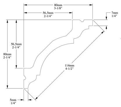 Orac Decor C213 Cornice Soffitto Parete Purotouch® Poliuretano Ad Alta Densità Bianco Resistente Agli Urti Calore Acqua Facile Da Installare Verniciabile Pretrattata Primer Acrilico Impermeabile Per Interno ed Esterno Ambienti Umidi Misura 200x8x8 cm