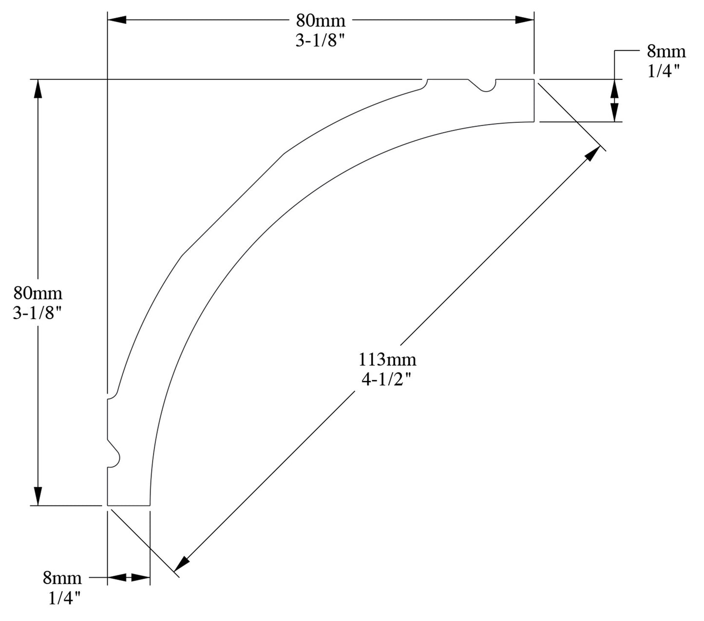 Orac Decor C240 Cornice Soffitto Parete Purotouch® Poliuretano Ad Alta Densità Bianco Resistente Agli Urti Calore Acqua Facile Da Installare Verniciabile Pretrattata Primer Acrilico Impermeabile Per Interno ed Esterno Ambienti Umidi Misura 200x8x8 cm
