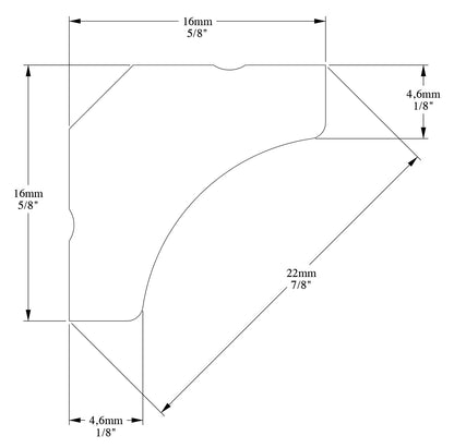 Orac Decor C250 Cornice Soffitto Parete Purotouch® Poliuretano Ad Alta Densità Bianco Resistente Agli Urti Calore Acqua Facile Da Installare Verniciabile Pretrattata Primer Acrilico Impermeabile Per Interno ed Esterno Ambienti Umidi Misura 200x1,6x1,6 cm