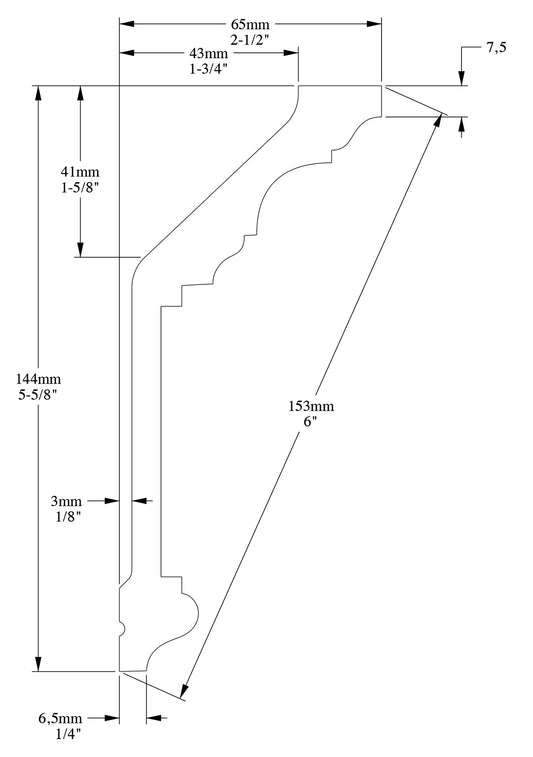 Orac Decor C303 Cornice Soffitto Parete Purotouch® Poliuretano Ad Alta Densità Bianco Resistente Agli Urti Calore Acqua Facile Da Installare Verniciabile Pretrattata Primer Acrilico Impermeabile Per Interno ed Esterno Ambienti Umidi Misura 200x14,4x6,5 cm