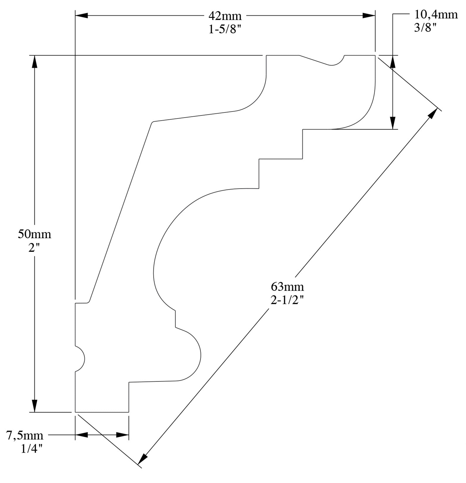 Orac Decor C322 Cornice Soffitto Parete Purotouch® Poliuretano Ad Alta Densità Bianco Resistente Agli Urti Calore Acqua Facile Da Installare Verniciabile Pretrattata Primer Acrilico Impermeabile Per Interno ed Esterno Ambienti Umidi Misura 200x5x4,2 cm