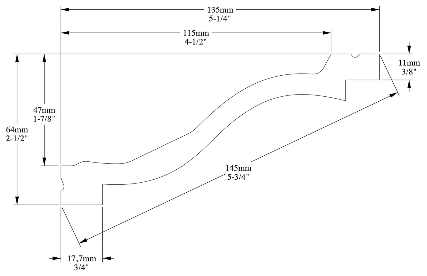 Orac Decor C331 Cornice Soffitto Parete Purotouch® Poliuretano Ad Alta Densità Bianco Resistente Agli Urti Calore Acqua Facile Da Installare Verniciabile Pretrattata Primer Acrilico Impermeabile Per Interno Esterno Ambienti Umidi Misura 200x6,4x13,5 cm