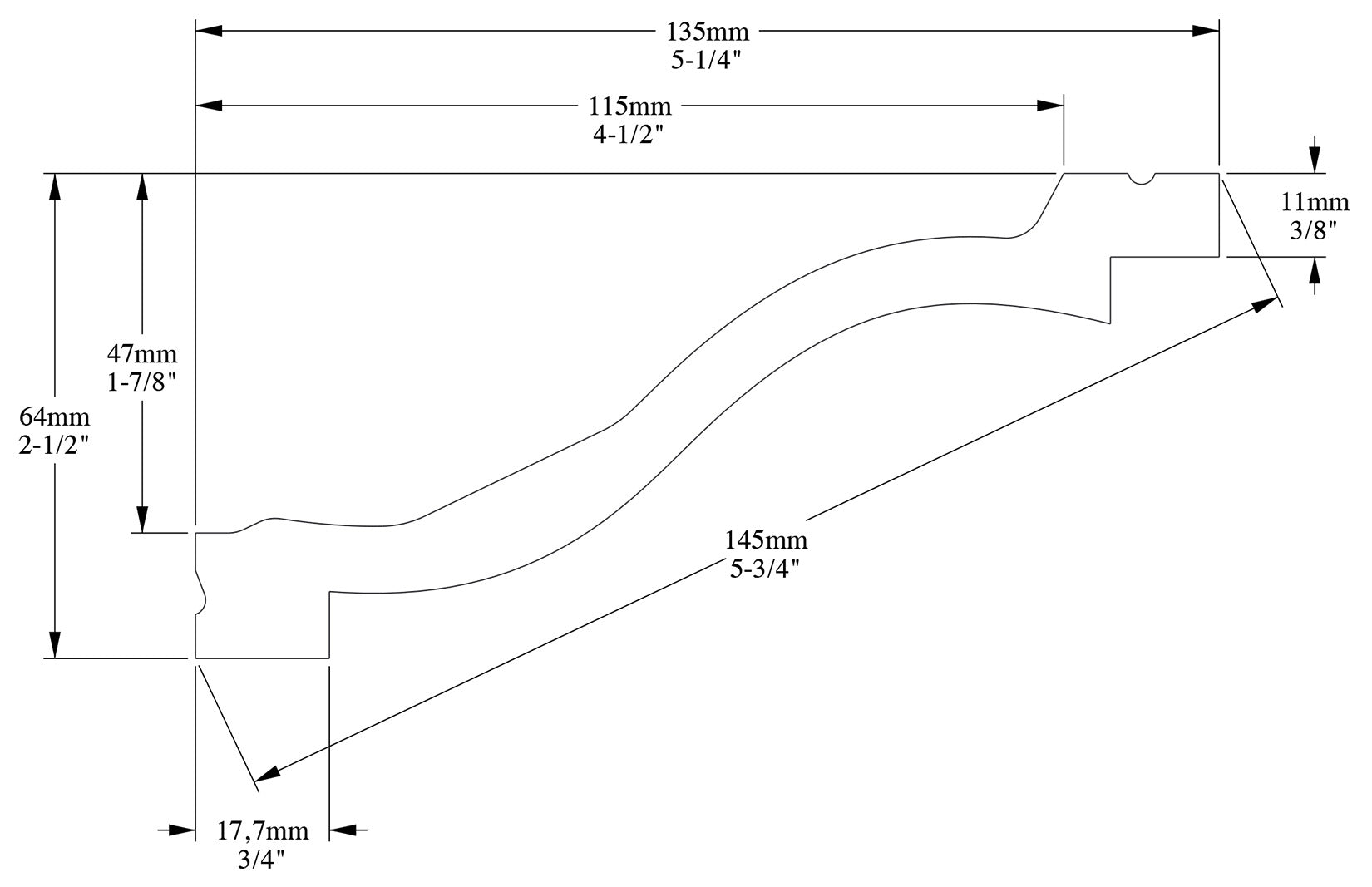 Orac Decor C331 Cornice Soffitto Parete Purotouch® Poliuretano Ad Alta Densità Bianco Resistente Agli Urti Calore Acqua Facile Da Installare Verniciabile Pretrattata Primer Acrilico Impermeabile Per Interno Esterno Ambienti Umidi Misura 200x6,4x13,5 cm