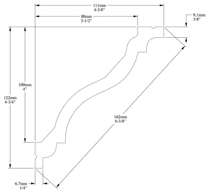Orac Decor C333 Cornice Soffitto Parete Purotouch® Poliuretano Ad Alta Densità Bianco Resistente Agli Urti Calore Acqua Facile Da Installare Verniciabile Pretrattata Primer Acrilico Impermeabile Per Interno ed Esterno Ambienti Umidi Misura 200x12,2x11,1cm