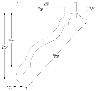 Orac Decor C333F Cornice Soffitto Parete Poliuretano Flessibile Curvabile Bianco Resistente Agli Urti Calore Termiti Acqua Facile Da Installare Verniciabile Pretrattata Primer Acrilico Impermeabile Interno Esterno Ambienti Umidi Misura 200x12,2x11,1cm