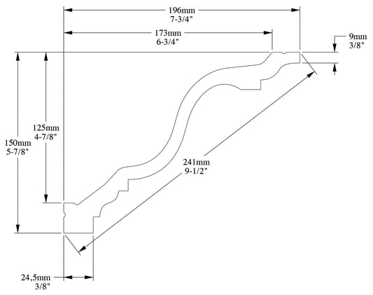 Orac Decor C334 Cornice Soffitto Parete Purotouch® Poliuretano Ad Alta Densità Bianco Resistente Agli Urti Calore Acqua Facile Da Installare Verniciabile Pretrattata Primer Acrilico Impermeabile Per Interno ed Esterno Ambienti Umidi Misura 200x15x19,6 cm