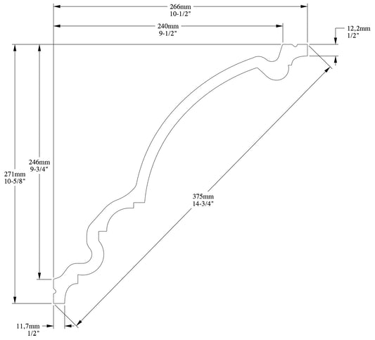 Orac Decor C336 Cornice Soffitto Parete Purotouch® Poliuretano Ad Alta Densità Bianco Resistente Agli Urti Calore Facile Da Installare Verniciabile Pretrattata Primer Acrilico Impermeabile Per Interno ed Esterno Ambienti Umidi Misura 200x27,1x26,6 cm