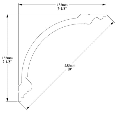Orac Decor C338 Cornice Soffitto Parete Purotouch® Poliuretano Ad Alta Densità Bianco Resistente Agli Urti Calore Facile Da Installare Verniciabile Pretrattata Primer Acrilico Impermeabile Per Interno ed Esterno Ambienti Umidi Misura 200x18,2x18,2 cm