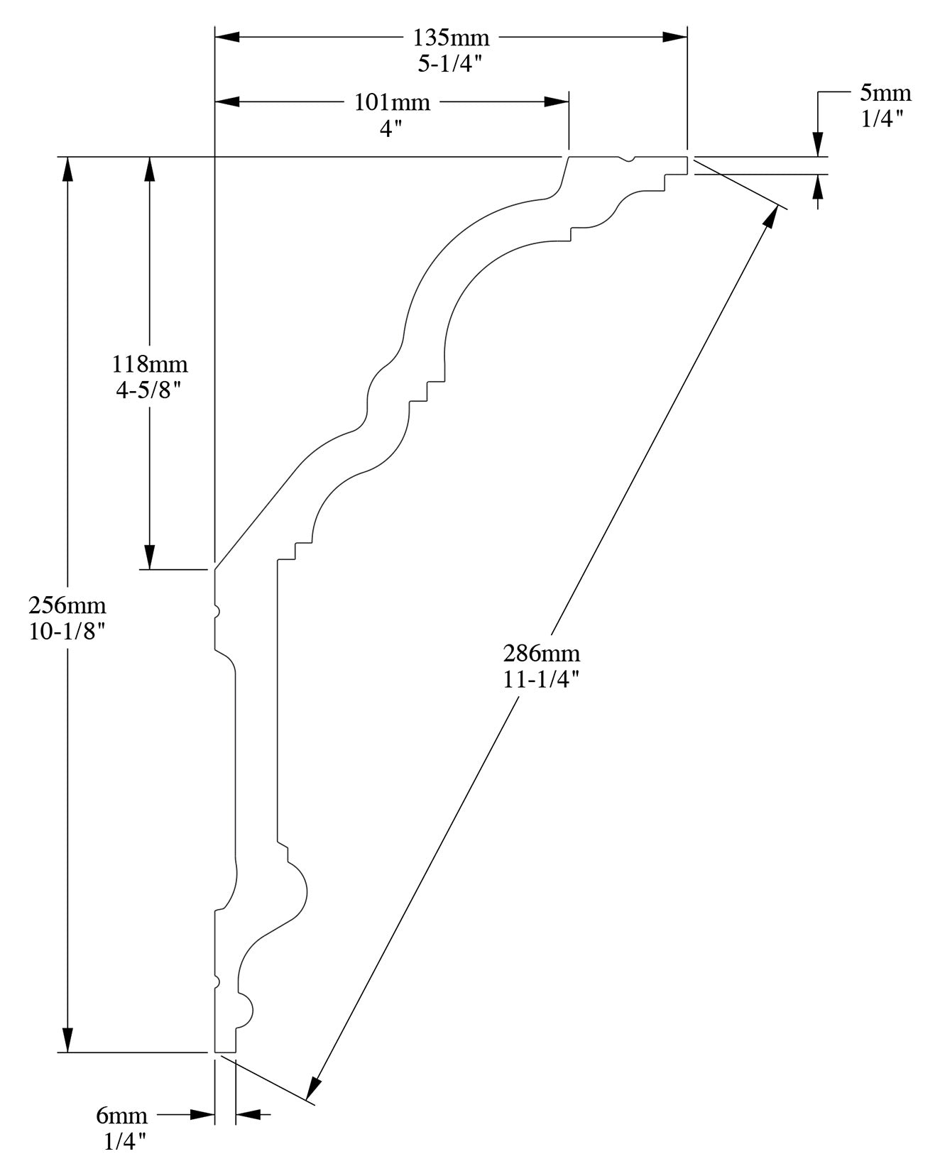 Orac Decor C340 Cornice Soffitto Parete Purotouch® Poliuretano Ad Alta Densità Bianco Resistente Agli Urti Calore Facile Da Installare Verniciabile Pretrattata Primer Acrilico Impermeabile Per Interno ed Esterno Ambienti Umidi Misura 200x25,6x13,5 cm