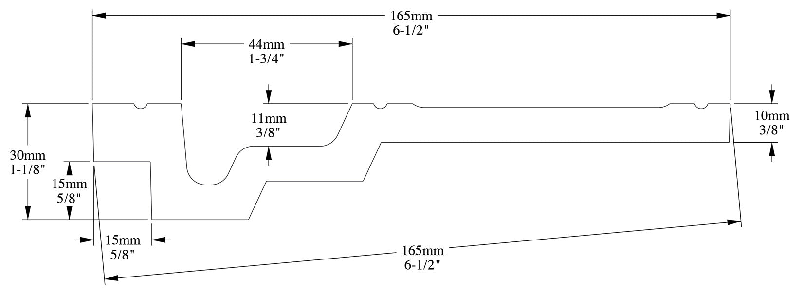 Orac Decor C353 Cornice Soffitto Parete Purotouch® Poliuretano Ad Alta Densità Bianco Resistente Agli Urti Calore Facile Da Installare Verniciabile Pretrattata Primer Acrilico Impermeabile Per Interno ed Esterno Ambienti Umidi Misura 200x3x16,5 cm