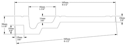 Orac Decor C353 Cornice Soffitto Parete Purotouch® Poliuretano Ad Alta Densità Bianco Resistente Agli Urti Calore Facile Da Installare Verniciabile Pretrattata Primer Acrilico Impermeabile Per Interno ed Esterno Ambienti Umidi Misura 200x3x16,5 cm