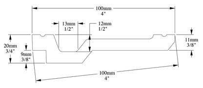 Orac Decor C356 Cornice Soffitto Parete Purotouch® Poliuretano Ad Alta Densità Bianco Resistente Agli Urti Calore Acqua Facile Da Installare Verniciabile Pretrattata Primer Acrilico Impermeabile Per Interno ed Esterno Ambienti Umidi Misura 200x2x10 cm