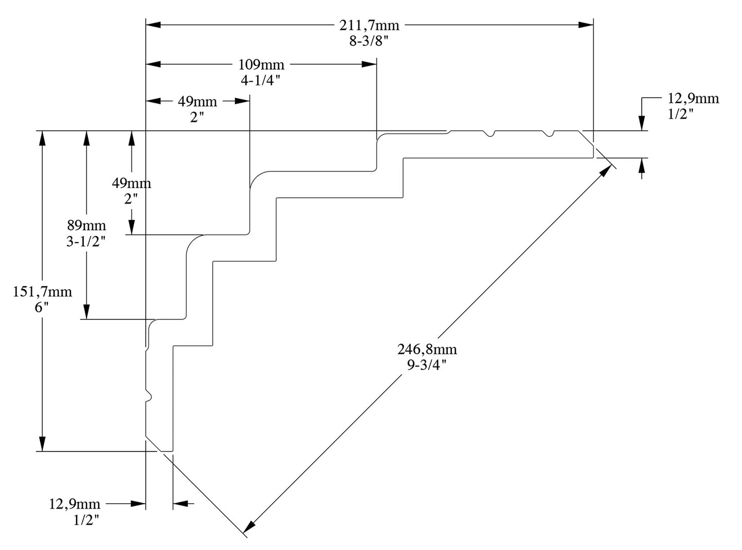 Orac Decor C393 Cornice Soffitto Parete Purotouch® Poliuretano Ad Alta Densità Bianco Resistente Agli Urti Calore Acqua Facile Da Installare Verniciabile Pretrattata Primer Acrilico Impermeabile Per Interno ed Esterno Ambienti Umidi Misura 200x15x21 cm