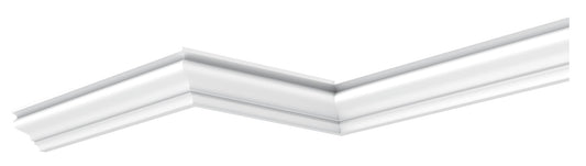 Orac Decor C800 Cornice Soffitto Xterio Purotouch® Poliuretano Ad Alta Densità Bianco RAL 9003 Resistente Agli Urti Termiti Calore Acqua Raggi UV Solventi Facile Da Installare Verniciabile Impermeabile Interno Esterno Ambienti Umidi Misura 200x6,5x5,7 cm