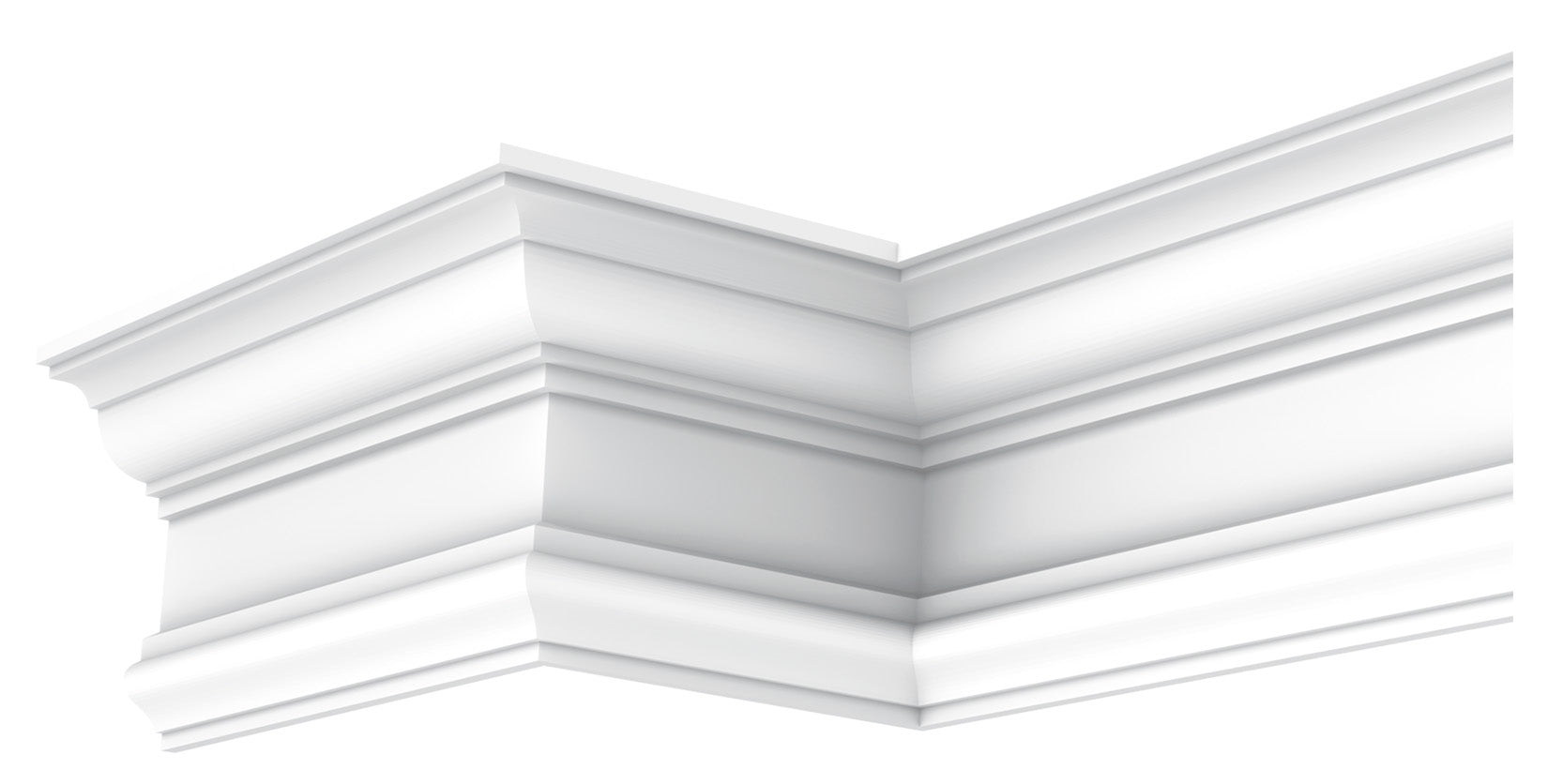 Orac Decor C832 Cornice Soffitto Xterio Purotouch® Poliuretano Ad Alta Densità Bianco RAL 9003 Resistente Agli Urti Termiti Calore Acqua Raggi UV Solventi Facile Da Installare Verniciabile Impermeabile Interno Esterno Ambienti Umidi Misura 200x23x11,4 cm