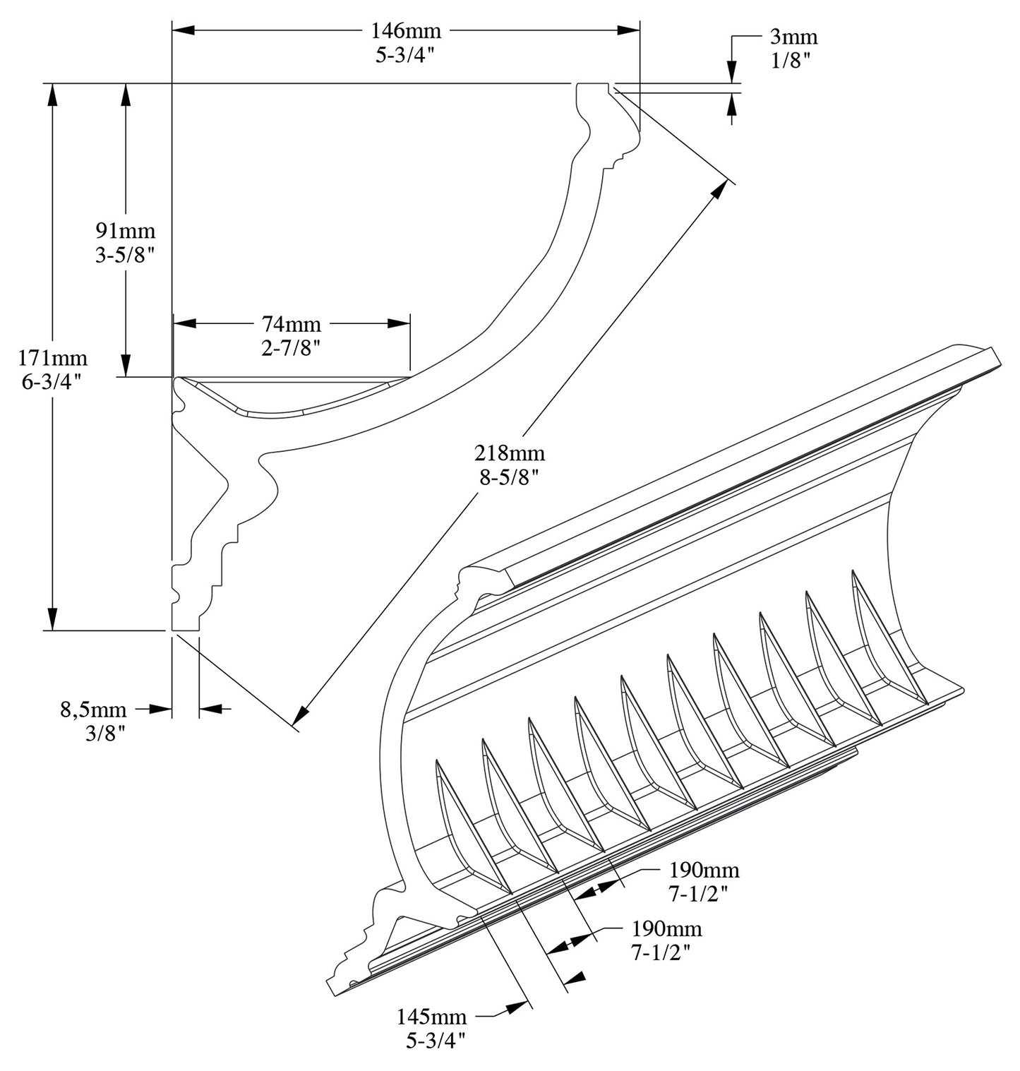 Orac Decor C900 Cornice Soffitto Parete Purotouch® Poliuretano Ad Alta Densità Bianco Resistente Agli Urti Calore Acqua Illuminazione Indiretta Verniciabile Pretrattata Primer Acrilico Impermeabile Per Interno Esterno Ambienti Umidi Misura 200x17,1x14,6cm
