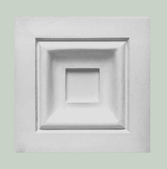Orac Decor D200 Elemento Decorativo Frontone Duropolymer® Polistirene Alta Densità Bianco Resistente Agli Urti Calore Facile Da Installare Verniciabile Pretrattato Primer Acrilico Impermeabile Per Interno ed Esterno Ambienti Umidi Misura 9,5x9,5x3 cm