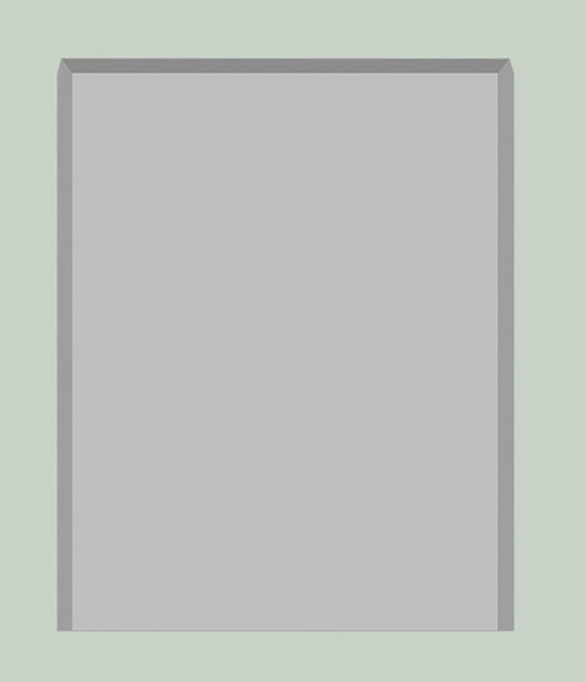 Orac Decor D340 Base Per Porta Arredo Decorazione Duropolymer® Polistirene Alta Densità Bianco Resistente Agli Urti Calore Facile Da Installare Verniciabile Pretrattato Primer Acrilico Impermeabile Per Interno ed Esterno Ambienti Umidi Misura 7x11x2,5 cm