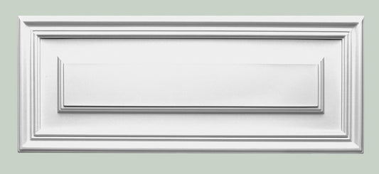 Orac Decor D504 Pannello Per Porta Decoro Arredo Duropolymer® Polistirene Alta Densità Bianco Resistente Agli Urti Calore Facile Da Installare Verniciabile Pretrattato Primer Acrilico Impermeabile Per Interno ed Esterno Ambienti Umidi Misura 55x22x1,5 cm