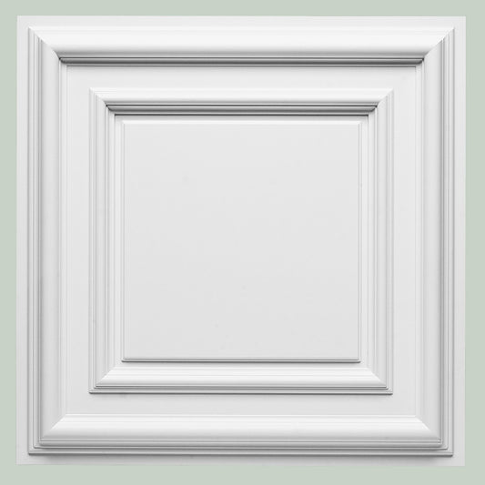 Orac Decor F30 Pannello Porta Arredo Decorazione Plafone Purotouch® Poliuretano Alta Densità Bianco Resistente Agli Urti Calore Facile Da Installare Verniciabile Pretrattato Primer Acrilico Impermeabile Interno ed Esterno Ambienti Umidi 59,5x59,5x4,3 cm