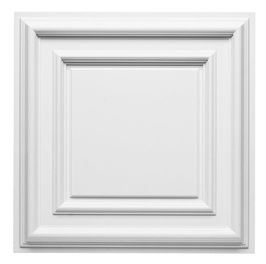 Orac Decor F30 Pannello Porta Arredo Decorazione Plafone Purotouch® Poliuretano Alta Densità Bianco Resistente Agli Urti Calore Facile Da Installare Verniciabile Pretrattato Primer Acrilico Impermeabile Interno ed Esterno Ambienti Umidi 59,5x59,5x4,3 cm