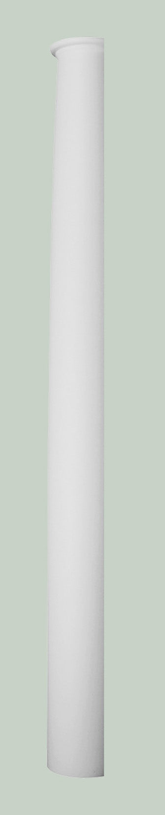 Orac Decor K1101 Mezza Colonna Fusto Tondo Semicircolare Liscia Purotouch® Poliuretano Alta Densità Bianco Resistente Agli Urti Calore Facile Da Installare Verniciabile Pretrattato Primer Acrilico Impermeabile Interno Esterno Ambienti Umidi 22x11x202 cm