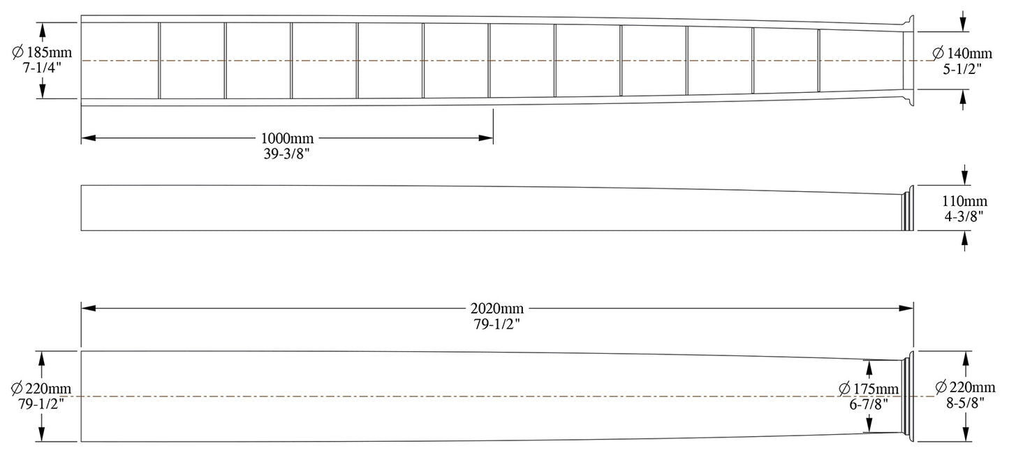 Orac Decor K1101 Mezza Colonna Fusto Tondo Semicircolare Liscia Purotouch® Poliuretano Alta Densità Bianco Resistente Agli Urti Calore Facile Da Installare Verniciabile Pretrattato Primer Acrilico Impermeabile Interno Esterno Ambienti Umidi 22x11x202 cm