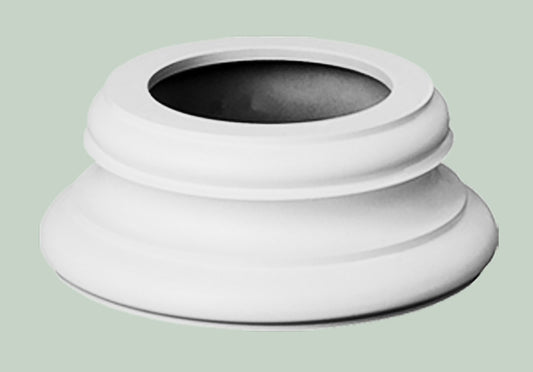 Orac Decor K1152 Base Piedistallo Per Colonna Intera Duropolymer® Polistirene Alta Densità Bianco Resistente Agli Urti Calore Acqua Facile Da Installare Verniciabile Pretrattato Primer Acrilico Impermeabile Interno Esterno Ambienti Umidi 32x32x12,5 cm