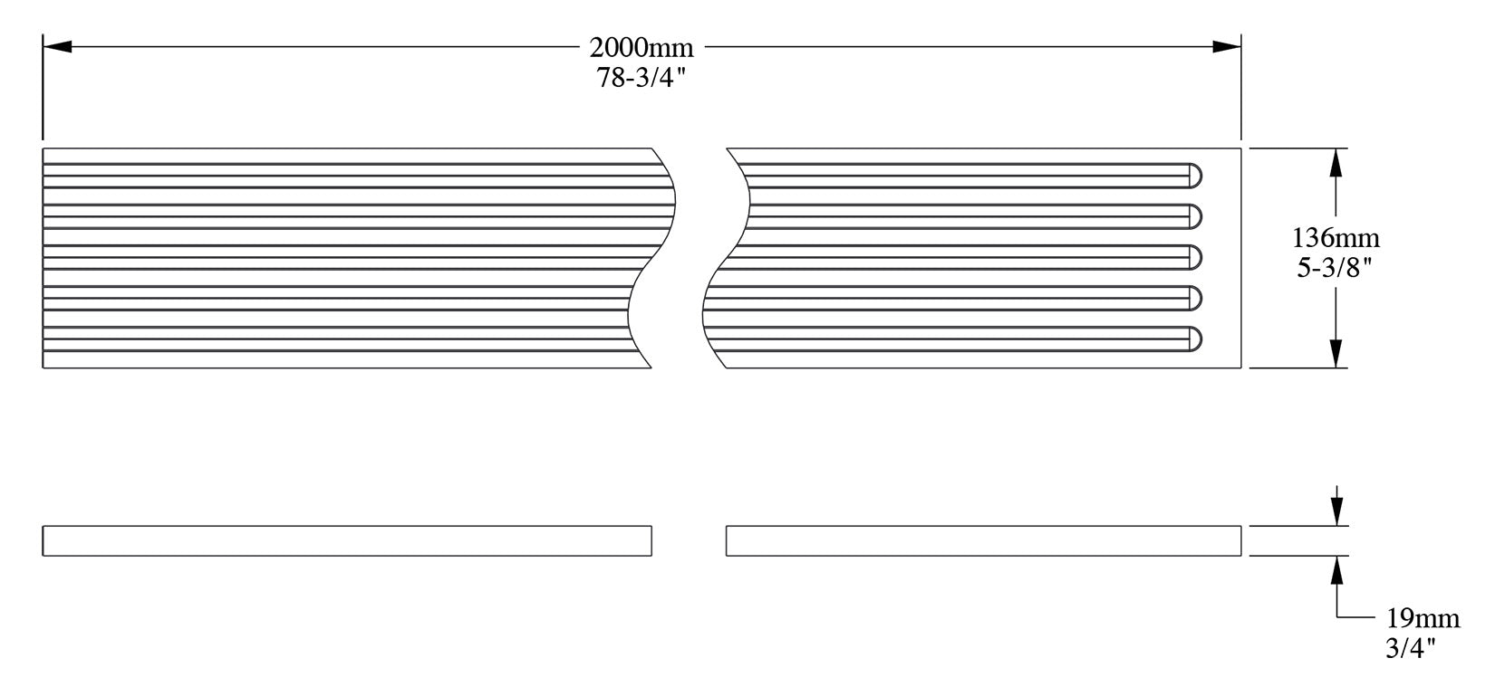 Orac Decor K200 Pilastro Colonna Lesena Scanalata Purotouch® Poliuretano Alta Densità Bianco Resistente Agli Urti Calore Acqua Facile Da Installare Verniciabile Pretrattato Primer Acrilico Impermeabile Interno Esterno Ambienti Umidi 13,6x1,9x200 cm