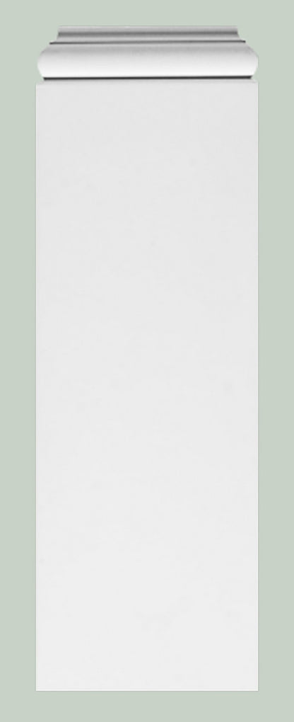 Orac Decor K202 Base Per Pilastro Decorazione Arredo Purotouch® Poliuretano Alta Densità Bianco Resistente Agli Urti Calore Acqua Facile Da Installare Verniciabile Pretrattato Primer Acrilico Impermeabile Interno Esterno Ambienti Umidi 18,5x4,1x54,1 cm